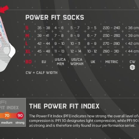 BootDoc Sock Size Chart