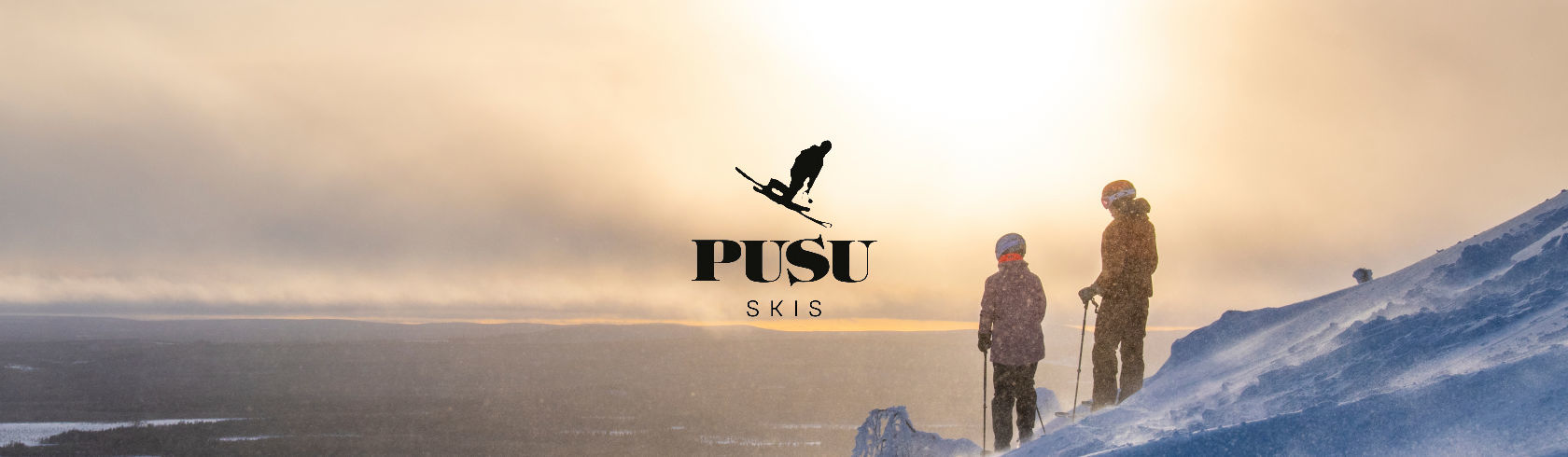 Pusu Skis Brand Banner