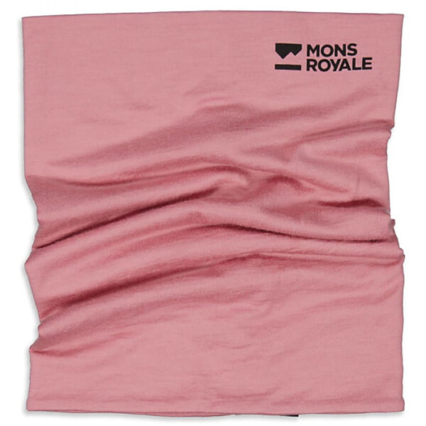 Mons Royale Double Up Neckwarmer Dusty Pink