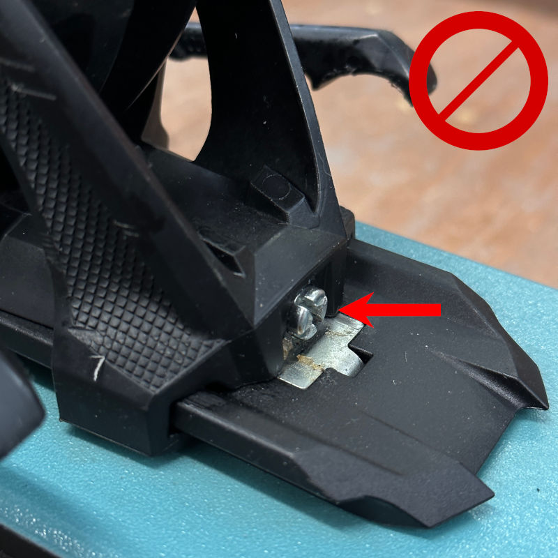 Marker siteiden pituussäätö väärin