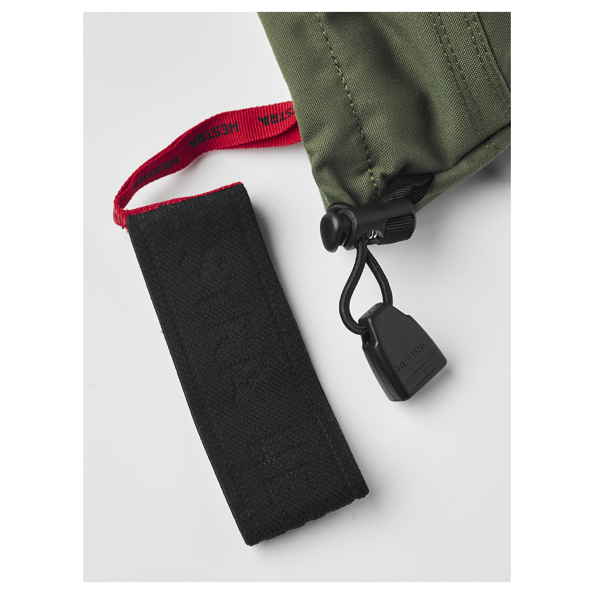 Hestra Army Leather Heli Ski Mitt Olive - Image 4