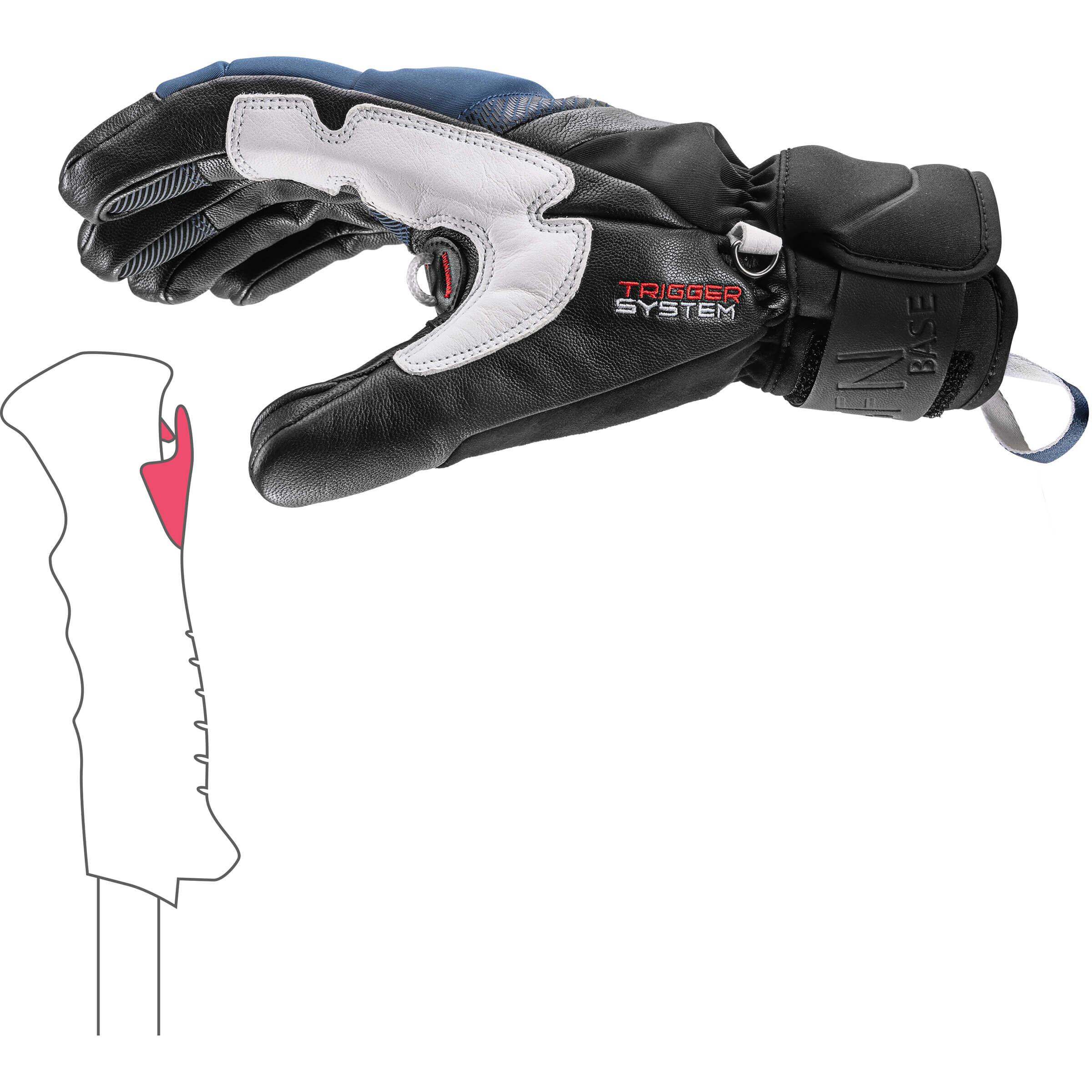 Leki HS Griffin Base 3D Black Marine - Image 3