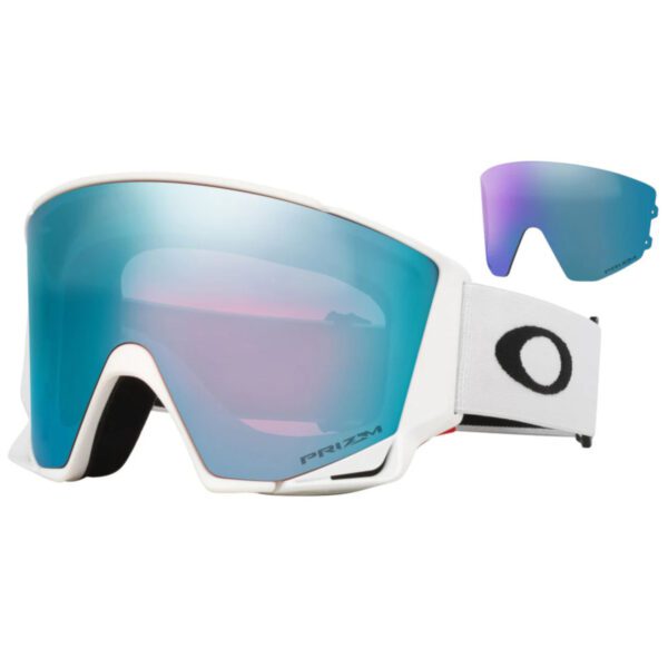 Oakley Flow Scape L Matte White Prizm Sapphire & Prizm Iced