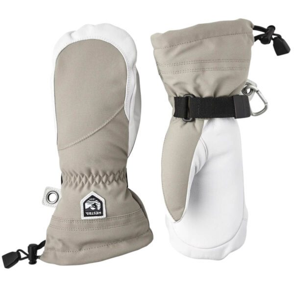 Hestra Heli Ski Female Mitt Khaki/Offwhite