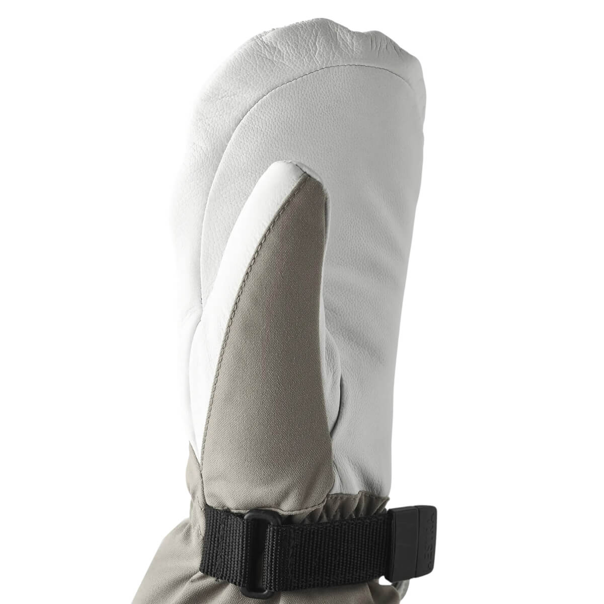 Hestra Heli Ski Female Mitt Khaki/Offwhite - Image 2