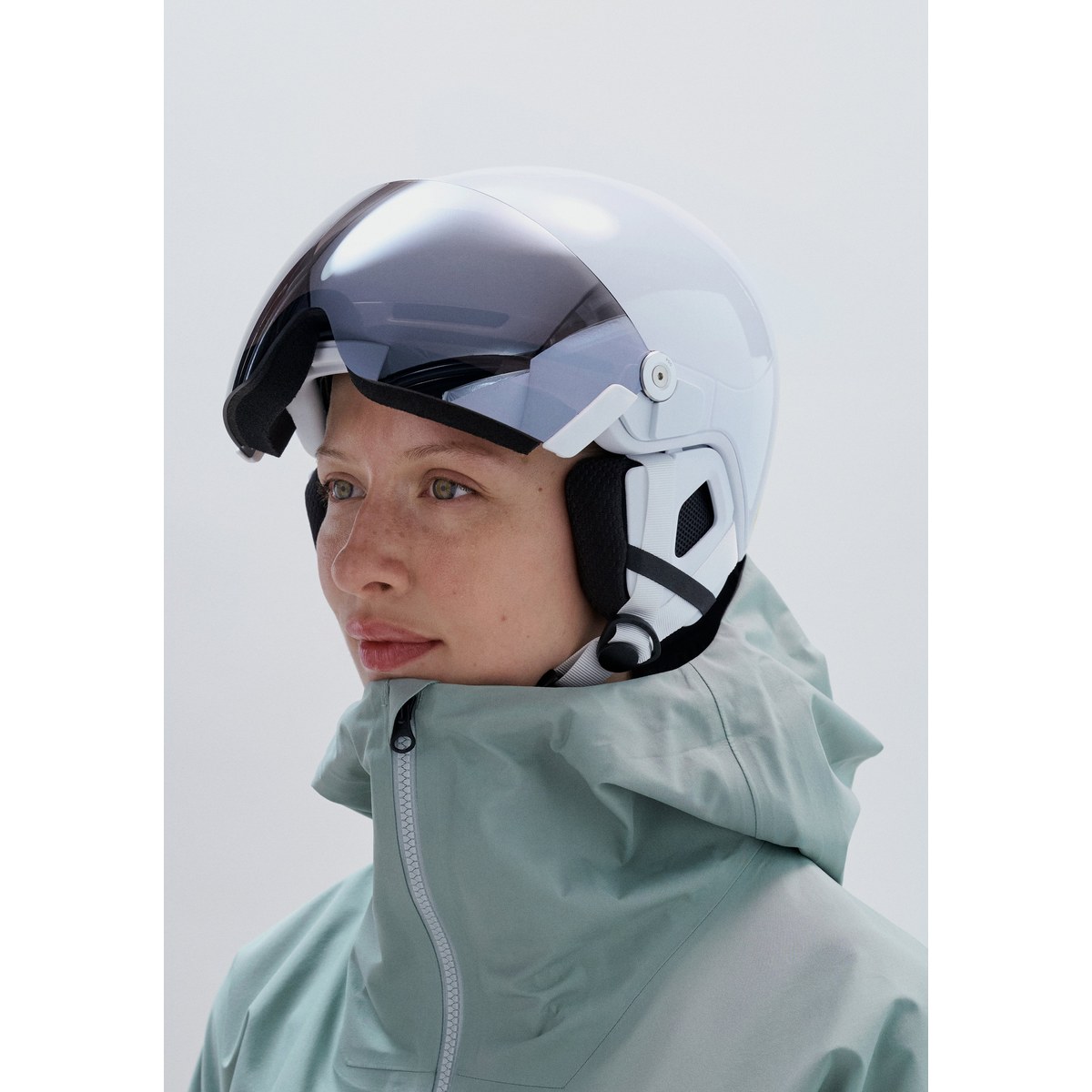 POC Obex Visor Hydrogen White/Clarity Universal/Partly Sunny/Silver - Image 4
