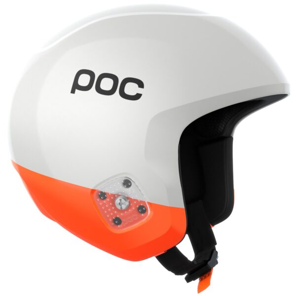 POC Skull Dura X MIPS Hydrogen White/Fluorescent Orange