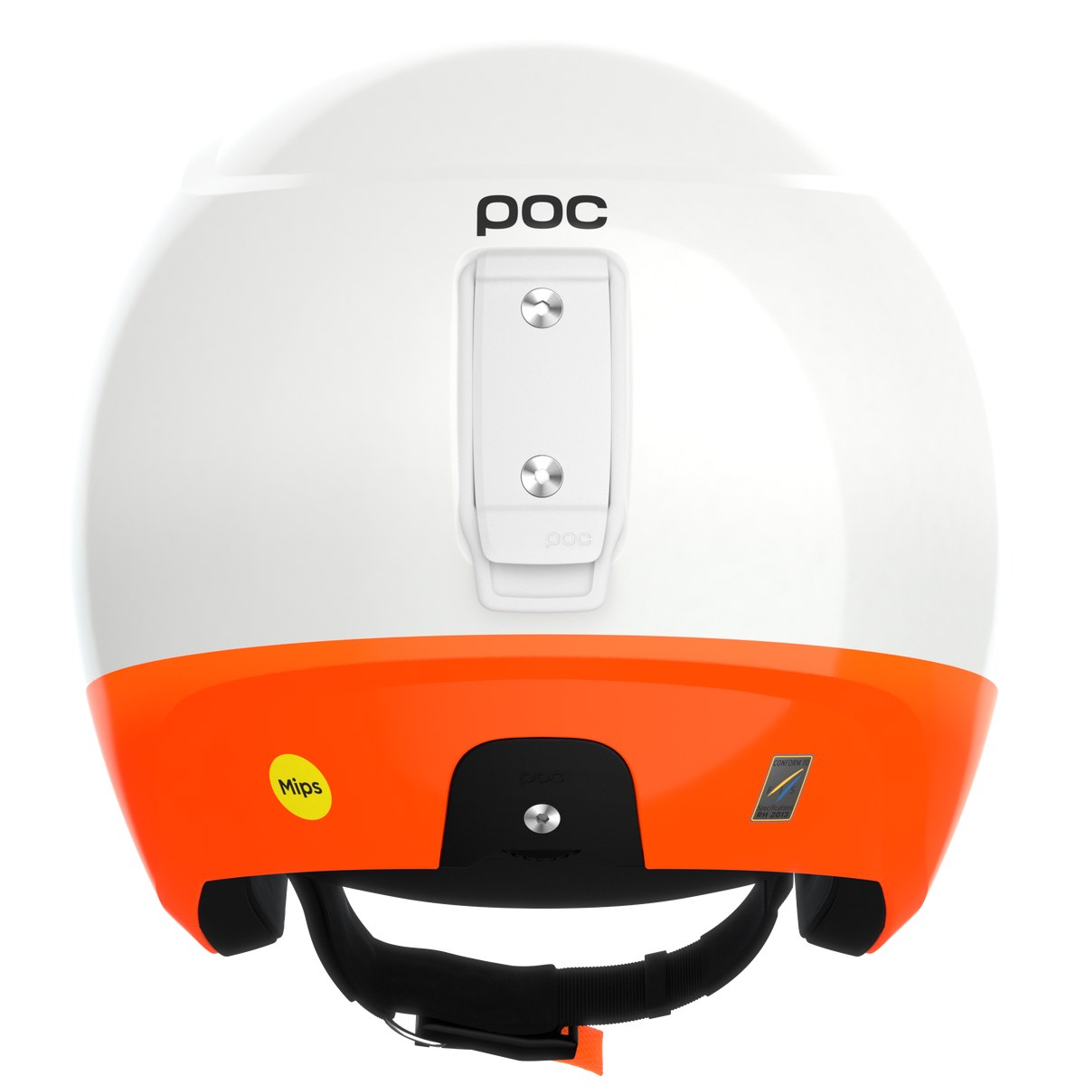 POC Skull Dura X MIPS Hydrogen White/Fluorescent Orange - Image 3