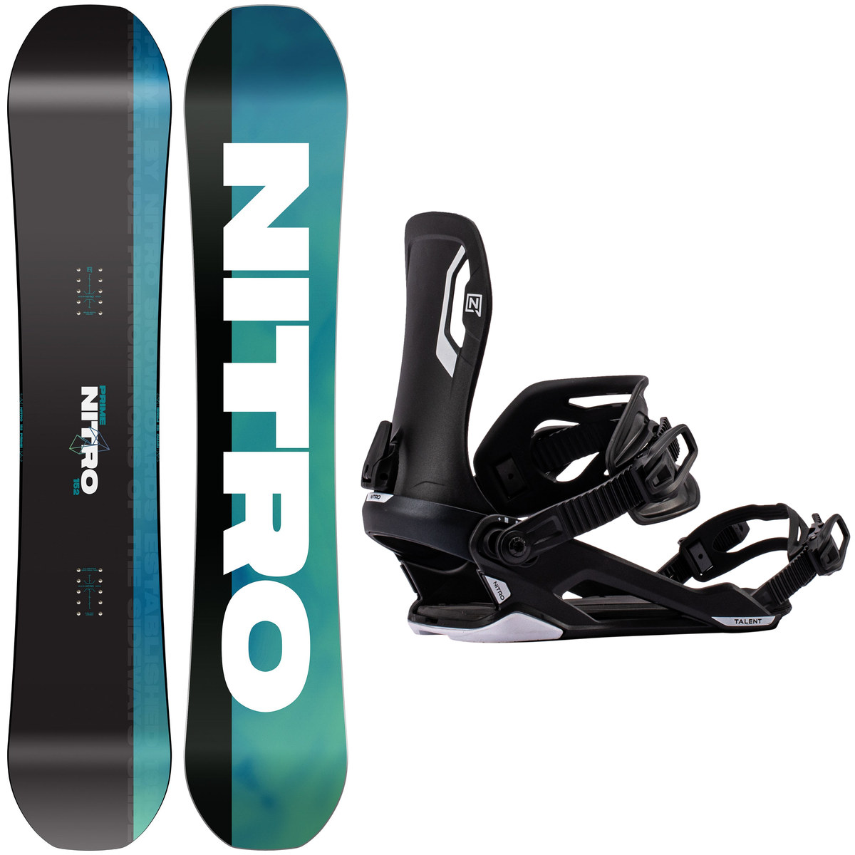 Nitro Prime Chroma Snowboard 2027 + Talent Black