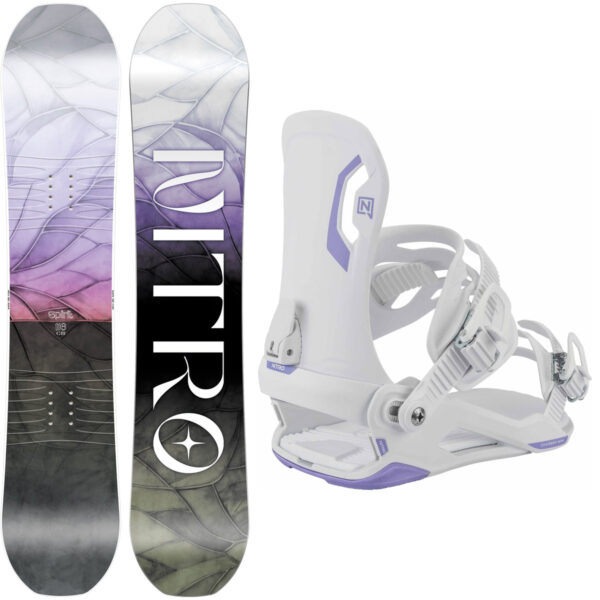 Nitro Spirit Kids Snowboard 2027 + Charger Mini White